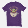 May The Caffeine Be With You-womens basic tee-erion_designs