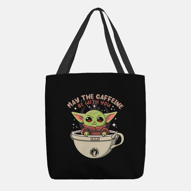 May The Caffeine Be With You-none basic tote bag-erion_designs