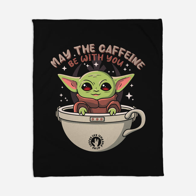 May The Caffeine Be With You-none fleece blanket-erion_designs