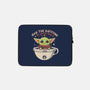 May The Caffeine Be With You-none zippered laptop sleeve-erion_designs