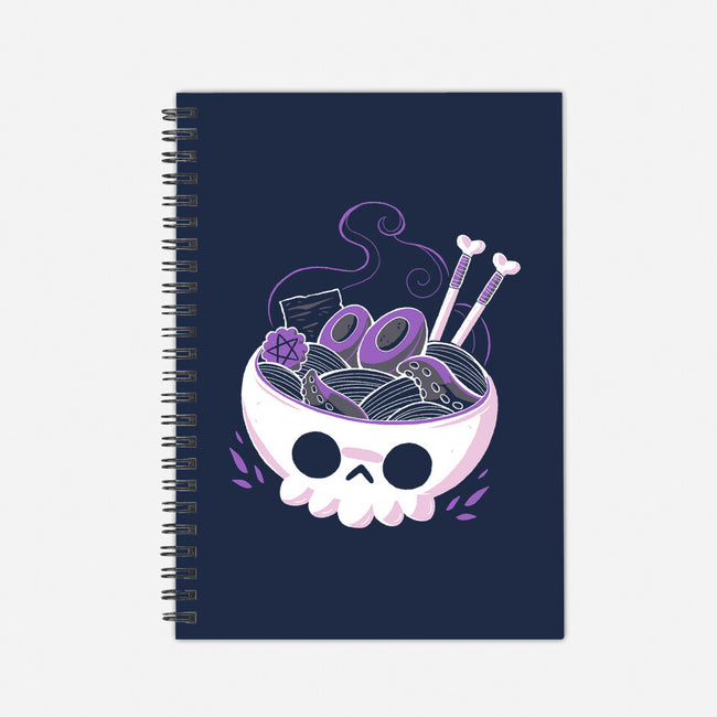 Creepy Ramen-none dot grid notebook-xMorfina