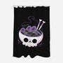 Creepy Ramen-none polyester shower curtain-xMorfina