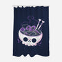 Creepy Ramen-none polyester shower curtain-xMorfina