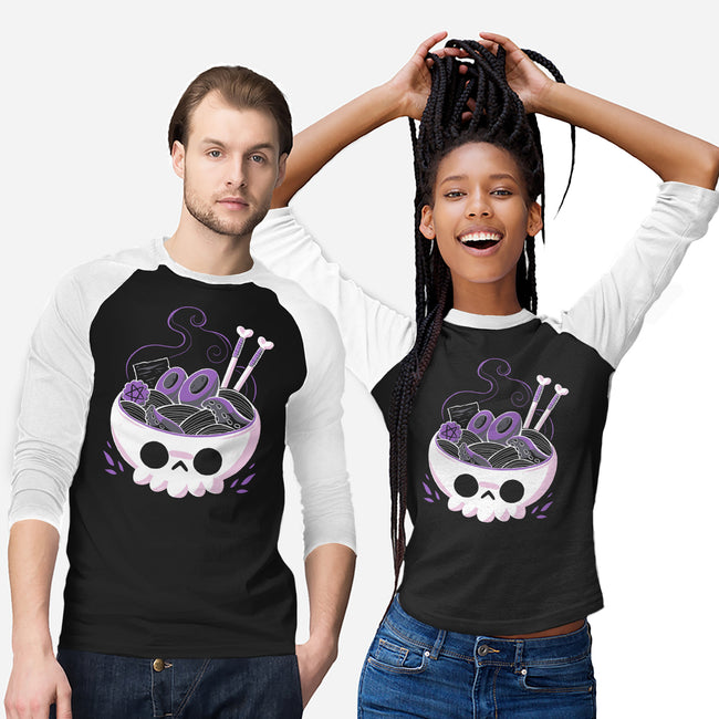Creepy Ramen-unisex baseball tee-xMorfina
