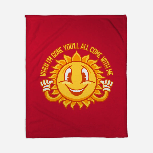 Sun Gone-none fleece blanket-Nickbeta Designs