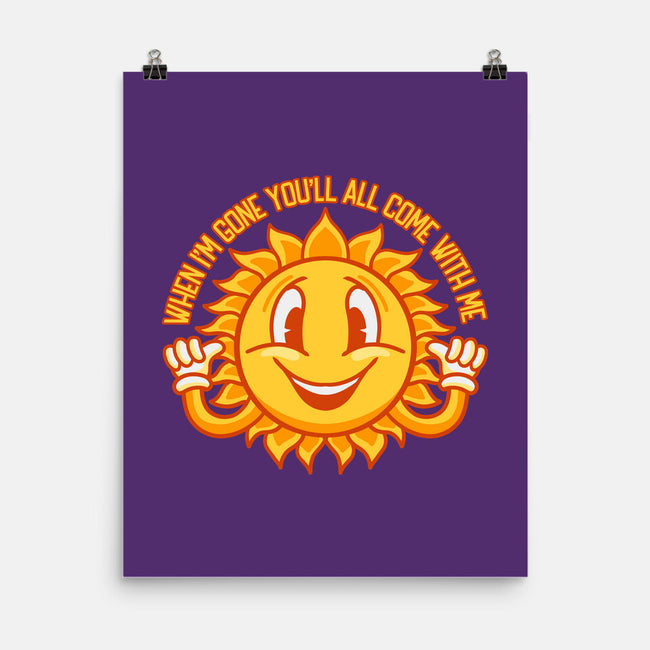 Sun Gone-none matte poster-Nickbeta Designs