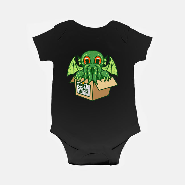 Adopt A Cosmic Entity-baby basic onesie-Nickbeta Designs
