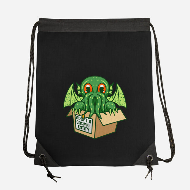 Adopt A Cosmic Entity-none drawstring bag-Nickbeta Designs