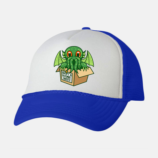 Adopt A Cosmic Entity-unisex trucker hat-Nickbeta Designs