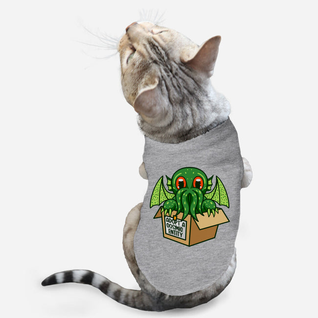 Adopt A Cosmic Entity-cat basic pet tank-Nickbeta Designs