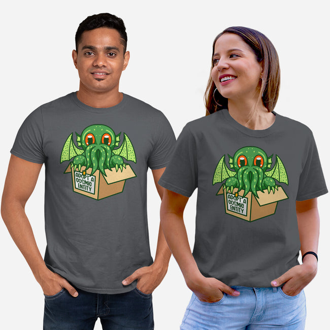 Adopt A Cosmic Entity-unisex basic tee-Nickbeta Designs