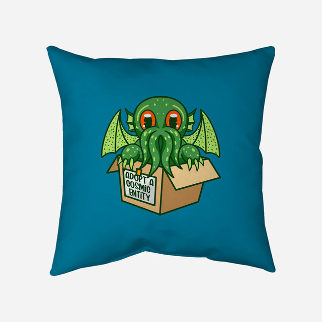 Adopt A Cosmic Entity-none removable cover throw pillow-Nickbeta Designs