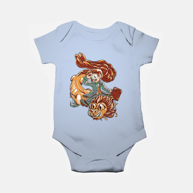 The Zouwu Dragon-baby basic onesie-ellr