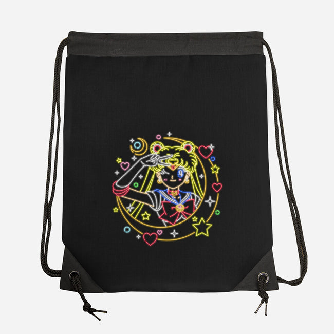 Sailor Scout Neon-none drawstring bag-Diegobadutees