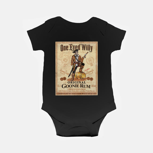 One Eyed Willy Rum-baby basic onesie-NMdesign