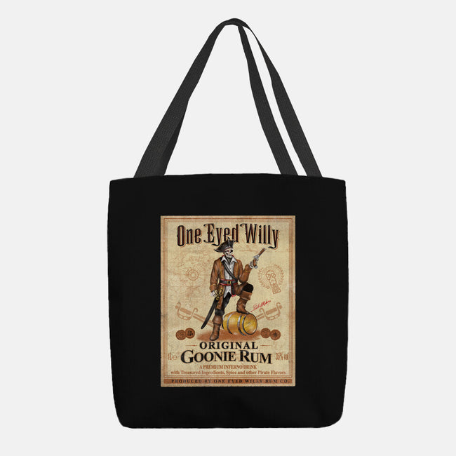 One Eyed Willy Rum-none basic tote bag-NMdesign