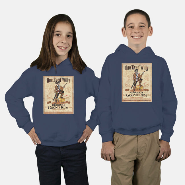 One Eyed Willy Rum-youth pullover sweatshirt-NMdesign