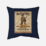 One Eyed Willy Rum-none removable cover throw pillow-NMdesign