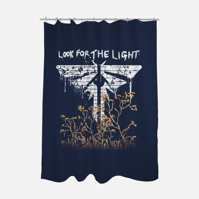 Firefly Light-none polyester shower curtain-Diegobadutees