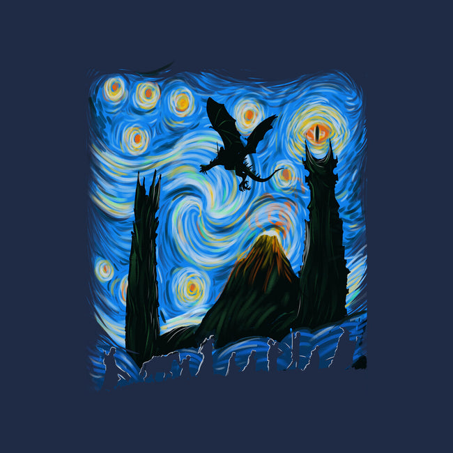 Fellowship In Starry Night-none polyester shower curtain-fanfabio