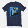 Fellowship In Starry Night-unisex basic tee-fanfabio