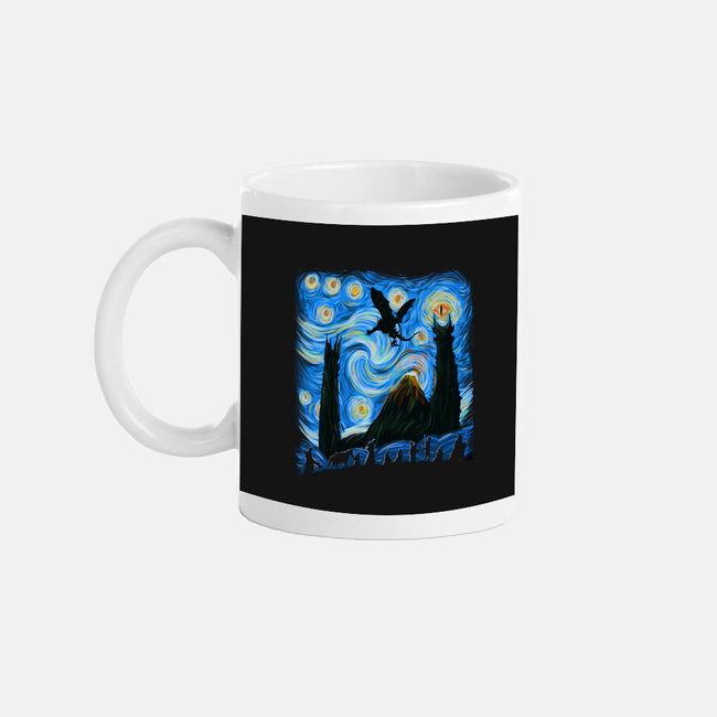 Fellowship In Starry Night-none mug drinkware-fanfabio