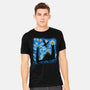 Fellowship In Starry Night-mens heavyweight tee-fanfabio