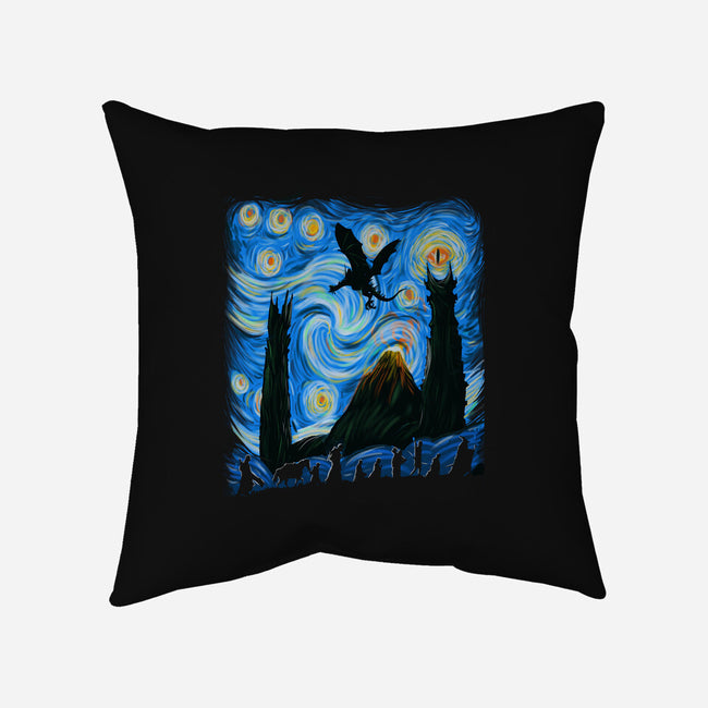 Fellowship In Starry Night-none removable cover w insert throw pillow-fanfabio