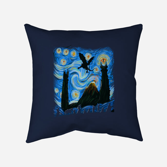 Fellowship In Starry Night-none removable cover w insert throw pillow-fanfabio