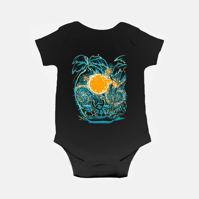 Starry Experiment-baby basic onesie-ellr