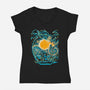Starry Experiment-womens v-neck tee-ellr