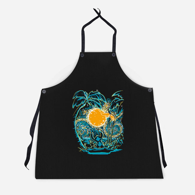 Starry Experiment-unisex kitchen apron-ellr