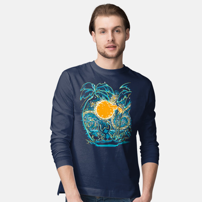 Starry Experiment-mens long sleeved tee-ellr