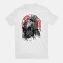 Isaac Clarke Sumi-e-womens fitted tee-DrMonekers