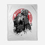 Isaac Clarke Sumi-e-none fleece blanket-DrMonekers