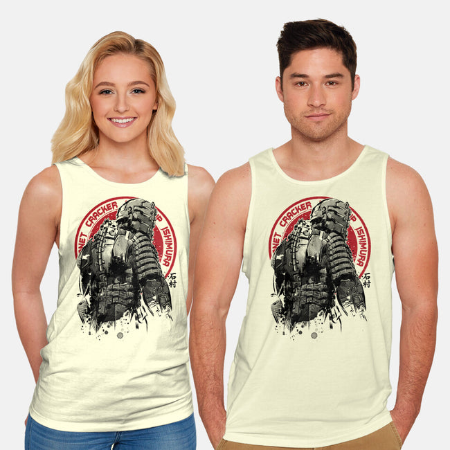 Isaac Clarke Sumi-e-unisex basic tank-DrMonekers
