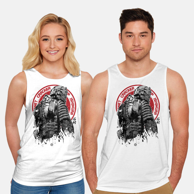 Isaac Clarke Sumi-e-unisex basic tank-DrMonekers
