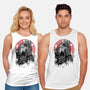 Isaac Clarke Sumi-e-unisex basic tank-DrMonekers