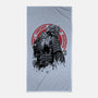 Isaac Clarke Sumi-e-none beach towel-DrMonekers