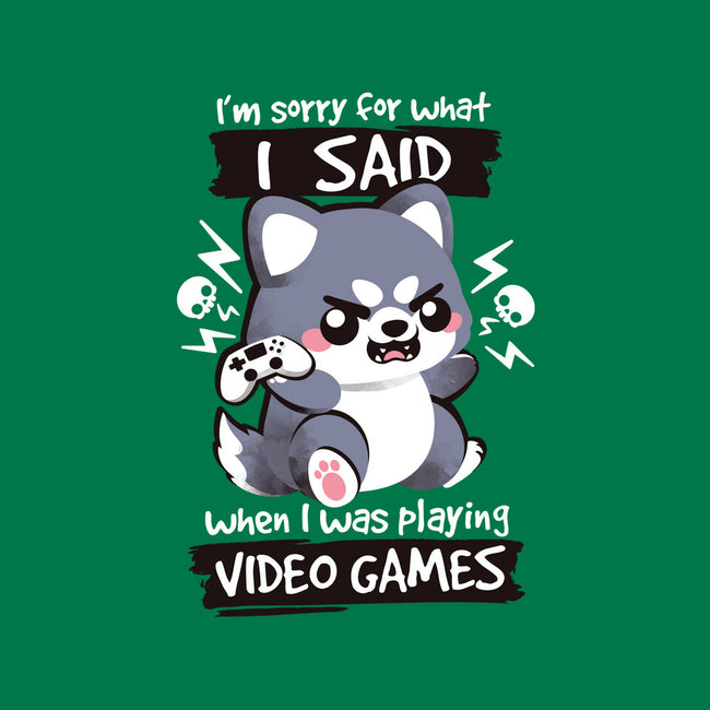 Angry Gamer-none removable cover w insert throw pillow-NemiMakeit