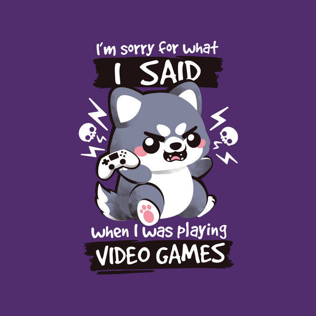 Angry Gamer-none removable cover w insert throw pillow-NemiMakeit
