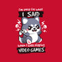 Angry Gamer-none drawstring bag-NemiMakeit