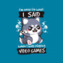Angry Gamer-none drawstring bag-NemiMakeit
