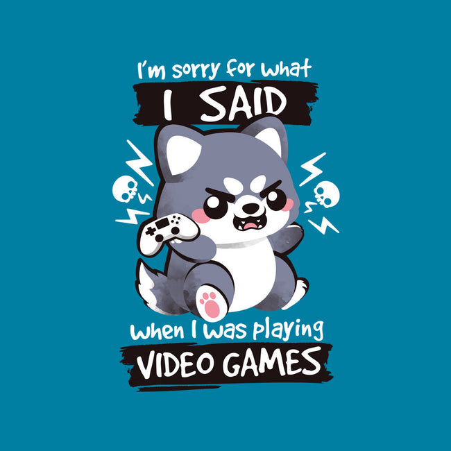 Angry Gamer-none removable cover w insert throw pillow-NemiMakeit