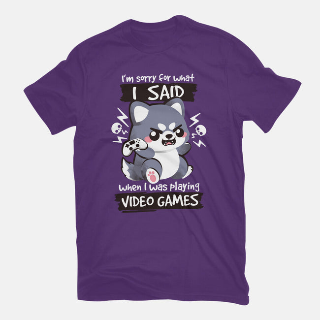 Angry Gamer-mens basic tee-NemiMakeit