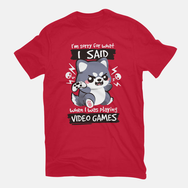 Angry Gamer-youth basic tee-NemiMakeit