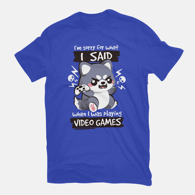 Angry Gamer-womens fitted tee-NemiMakeit