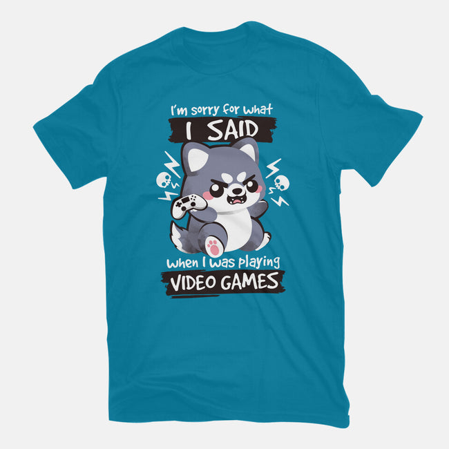 Angry Gamer-mens basic tee-NemiMakeit