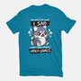 Angry Gamer-womens fitted tee-NemiMakeit