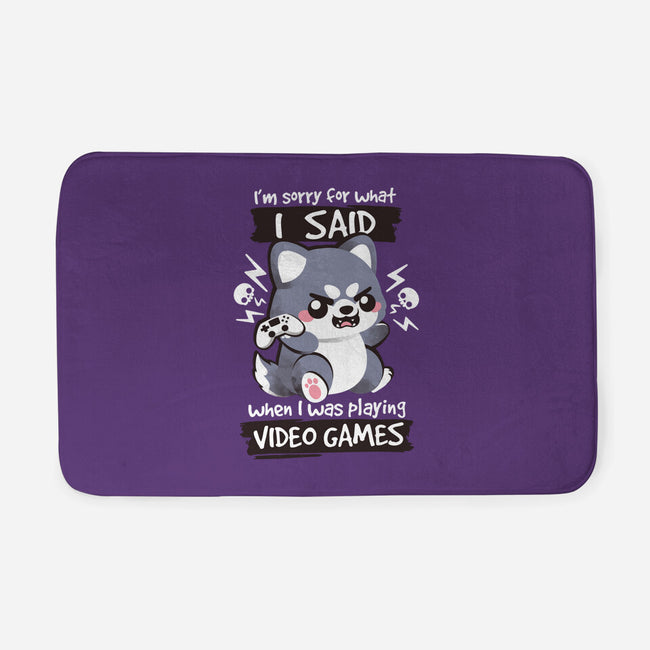 Angry Gamer-none memory foam bath mat-NemiMakeit